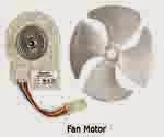 Motor dan fan kulkas