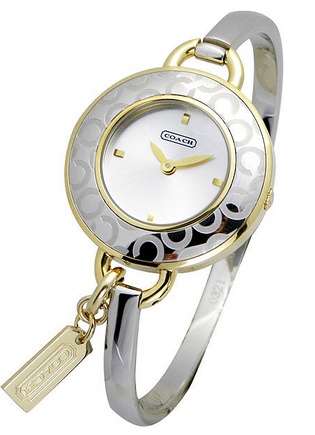 coach bangle watch