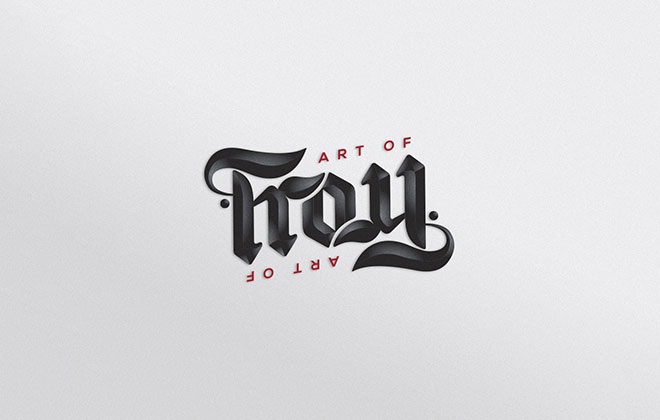 Art of Troy Pengertian Ambirgam, Inspirasi Desain Logo Ambigram - Art of Troy