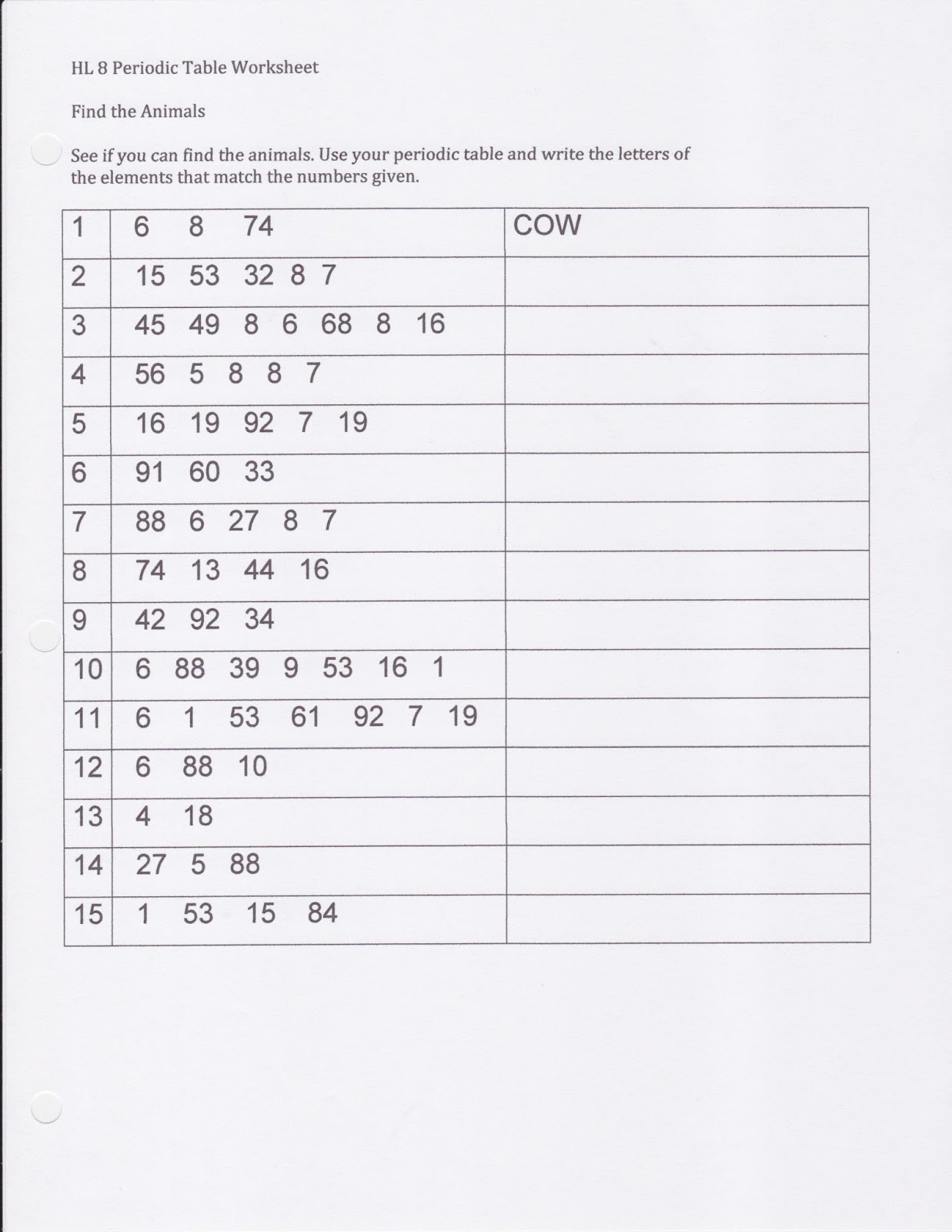 Free Worksheets Library And Print On Worksheet Blank Periodic Table By Travis Terry Tpt
