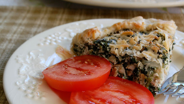 The Spice Garden: Rustic Turkey and Spinach Tart