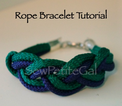 SewPetiteGal: DIY Nautical Rope Bracelet Tutorial