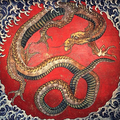 hokusai katsushika dragon