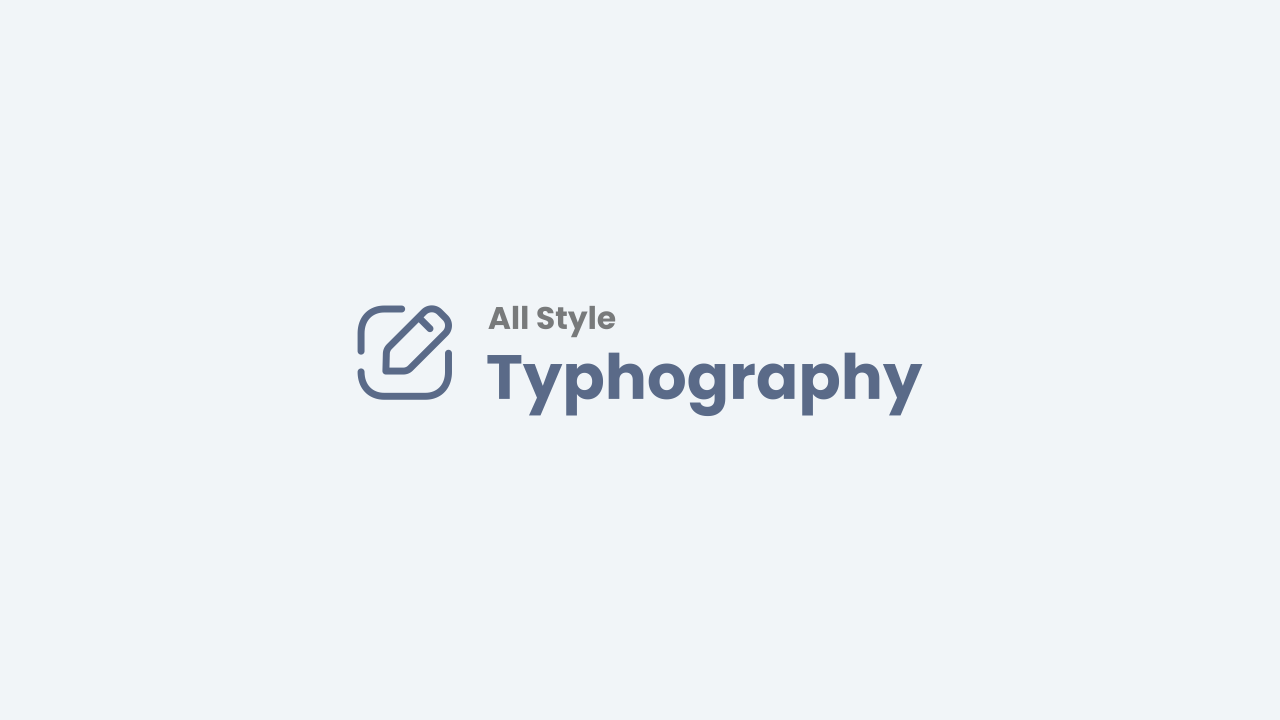 All Typography and Format Posts