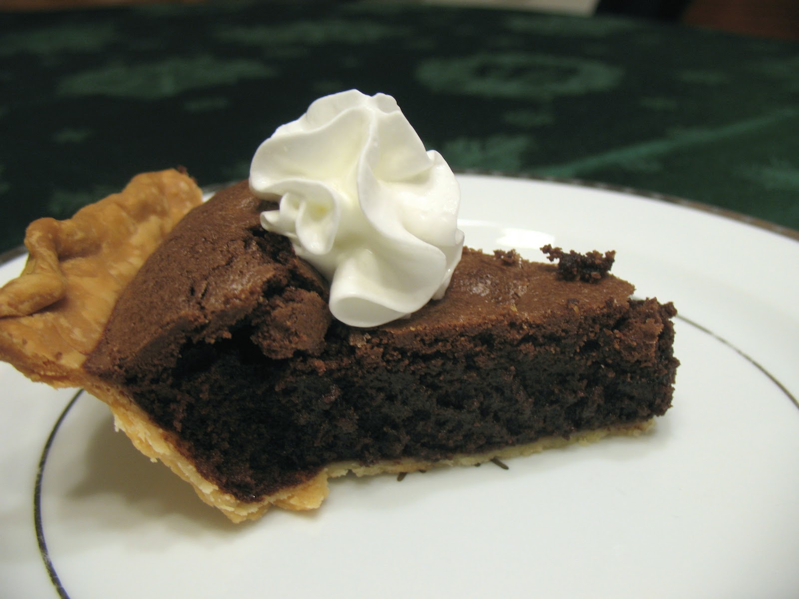 The Messy Apron Peppermint Brownie Pie
