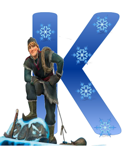 Alfabeto de Frozen con Todos los Personajes. 