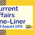 Current Affairs One-Liner: 2nd August 2019