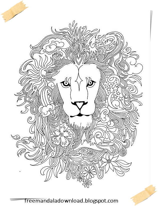 Mandala Tiere-Mandala animals ~ Free Mandala