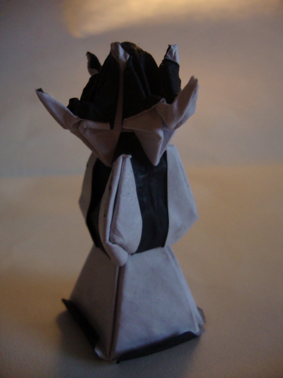Origami chess pieces