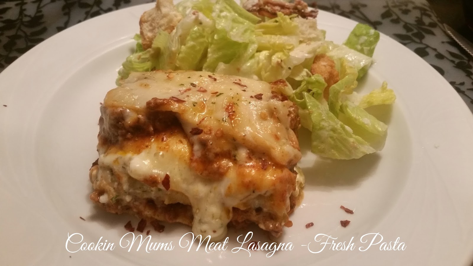 Meat Lasagna w/ Fresh Lasagna Noodles