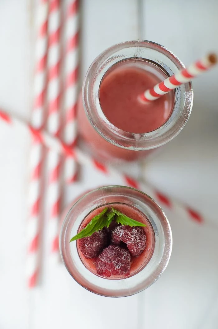 Fresh berries smoothies