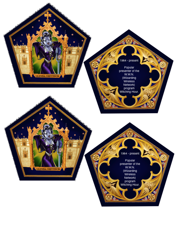 Chocolate Frog Card Template