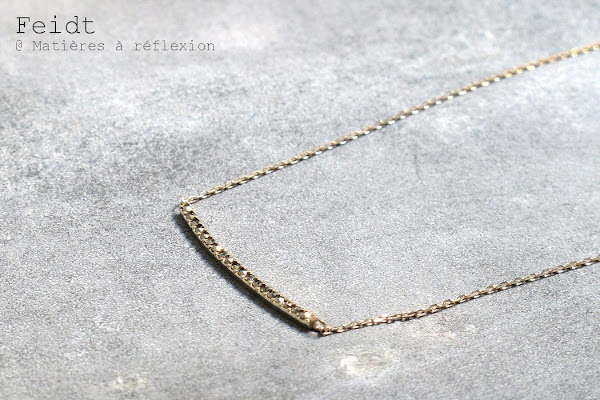 Collier en or et marcassites Feidt