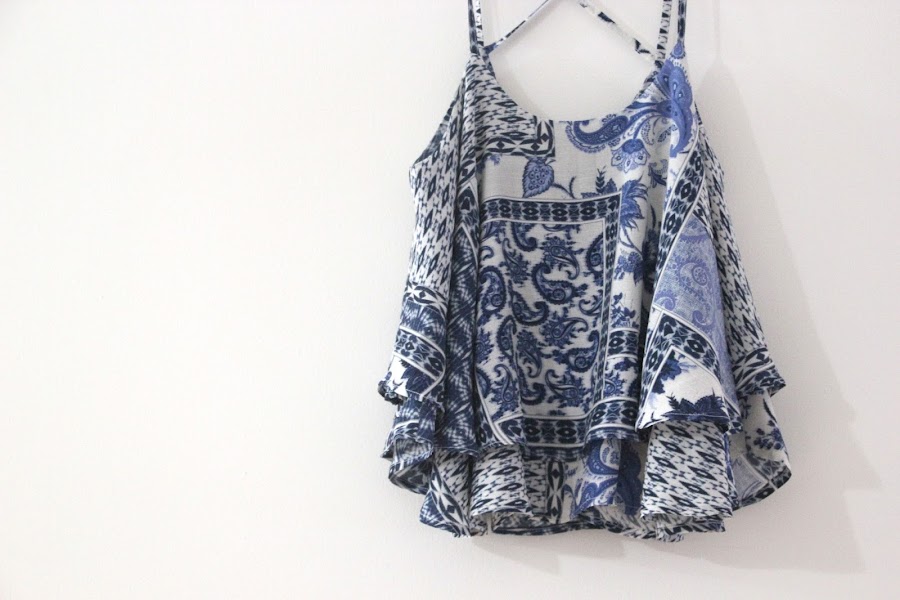 DIY Tutorial y patrones camiseta camisa Blusa Mini Croptop