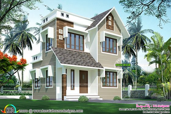 Double storied house with 13 Lakhs budget