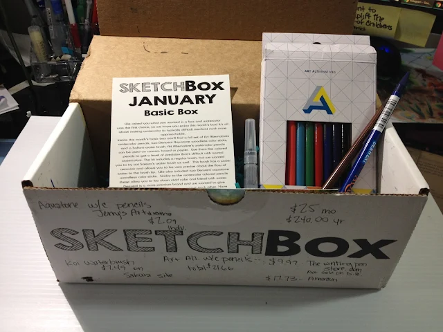 SketchBox, subscription art supplies