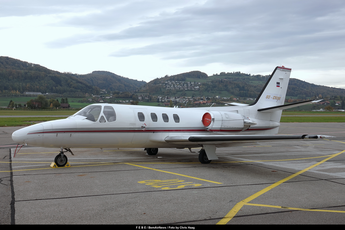 FEBE *** BernAirNews.ch © S5CMM, Cessna 501SP Citation FEBE *** BernAirNews.ch © S5CMM, Cessna 501SP Citation