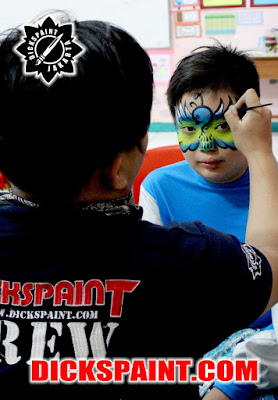 face painting bird kids jakarta