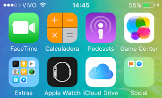 Antigo ícone do Podcasts no iOS 9 beta 1