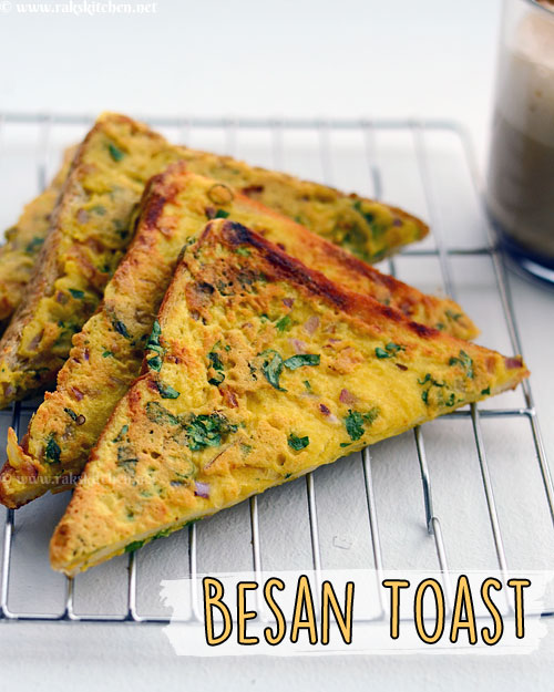 Besan bread toast Besan bread toast