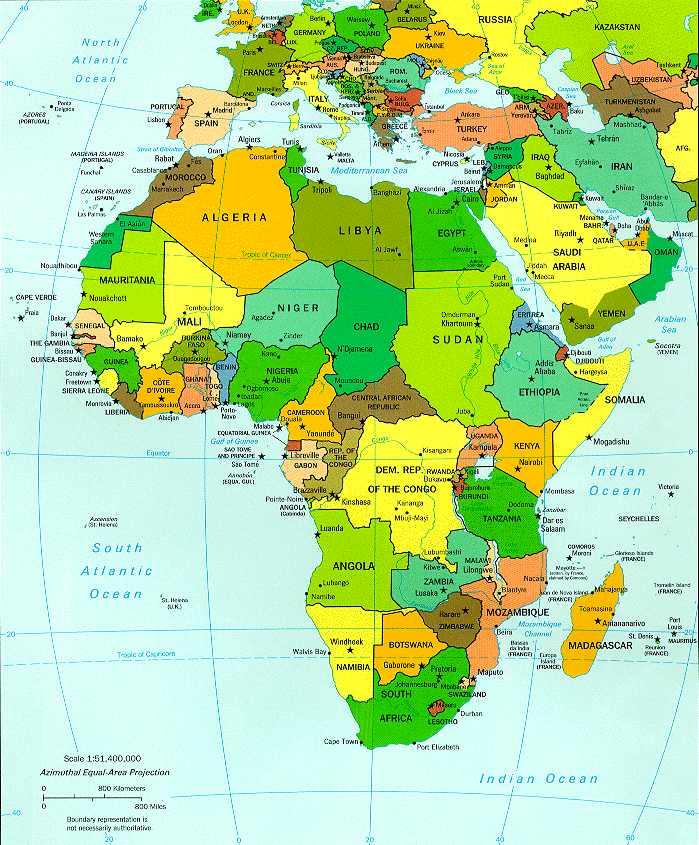 Africa Map Region Country Map Of World Region City