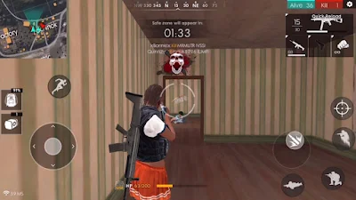 لعبة القتال والأكشن Garena Free Fire مهكرة للأندرويد