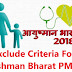 Exclude Reason For Modi's Ayushman Bharat Health Insurance