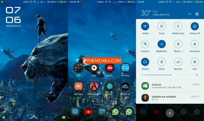 Black Panther Theme thememiui.com