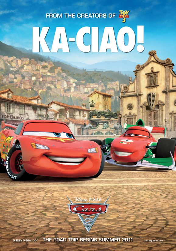disney trailer posters cars pixar cars2 trailers italy