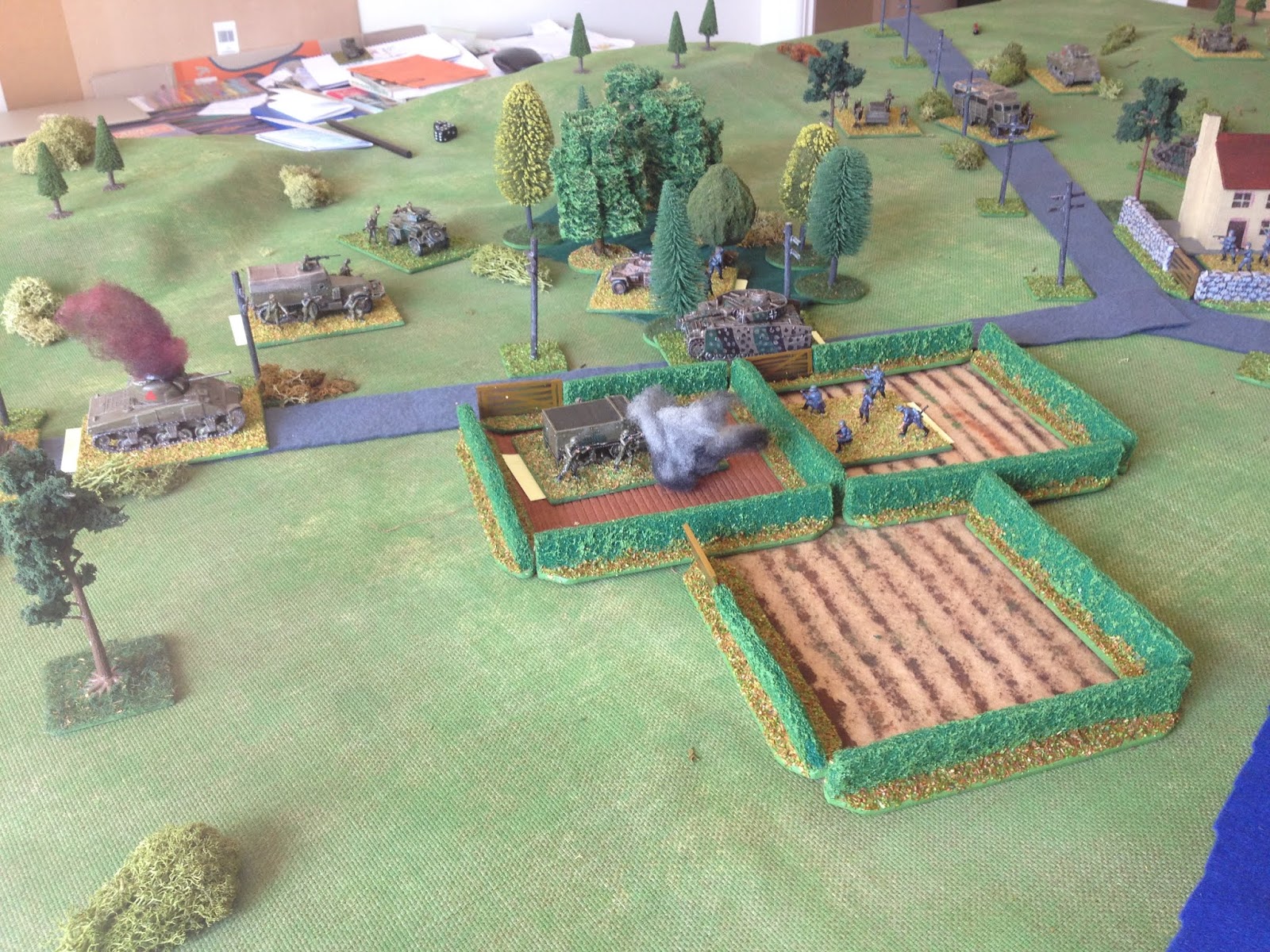 Grid based wargaming but not always WW2 game using a tabletop teaser