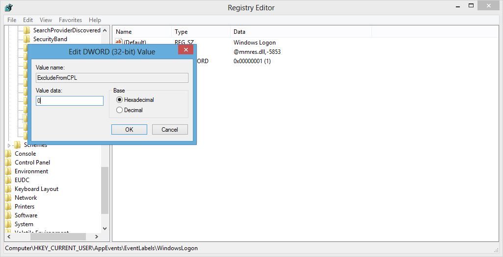 Connect With Us Unlock Logon Logoff Unlock Sound Effects in Windows 8