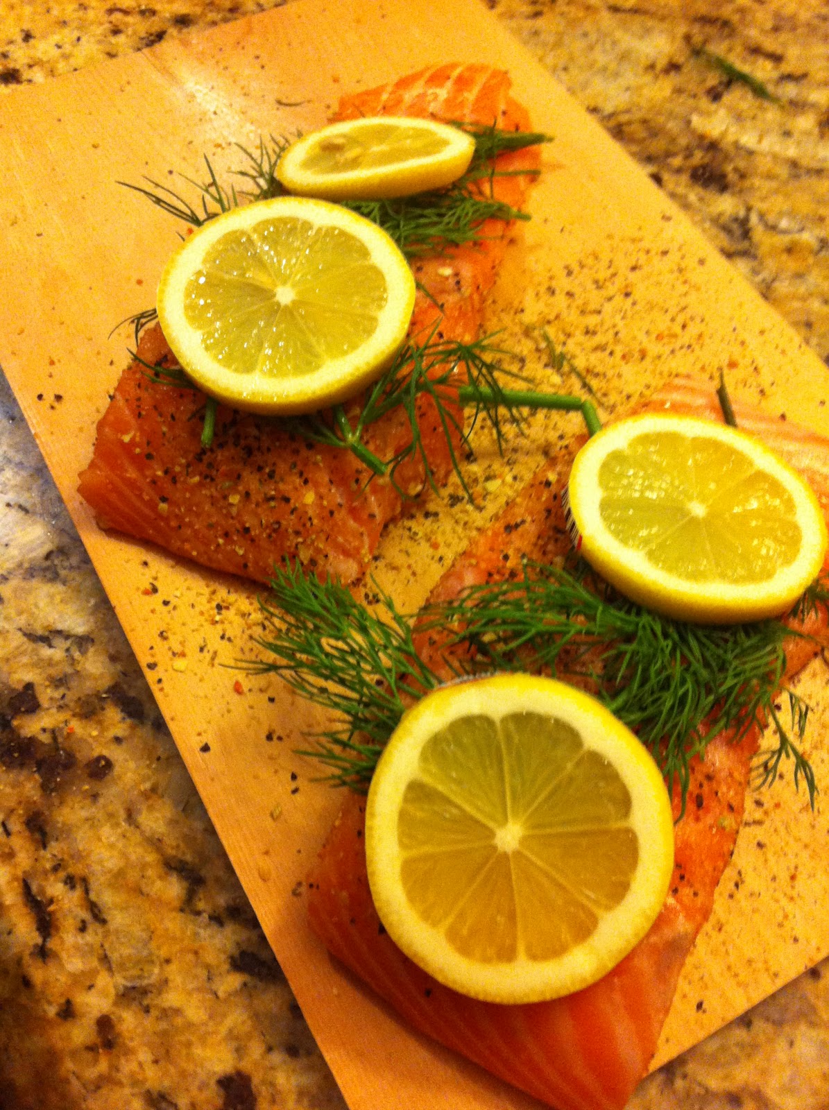 BloggswithCollinessi Grilled Salmon with Lemon & Fresh Dill