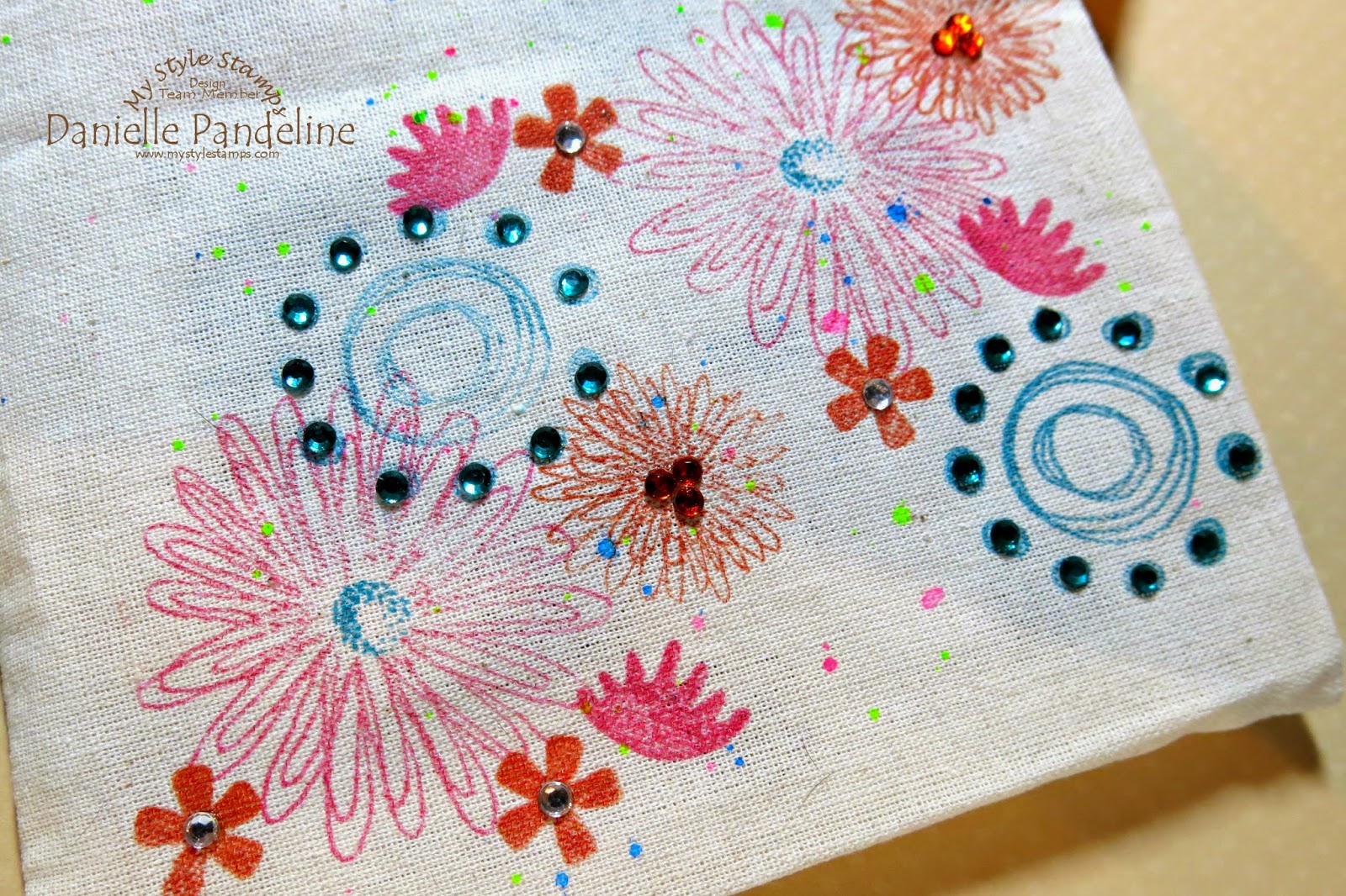 Custom Muslin Bag | Featuring My Style Stamps | Created by Danielle Pandeline