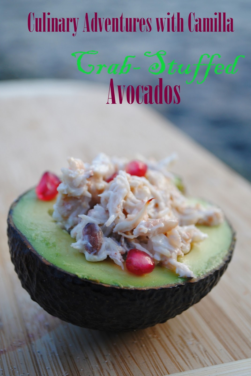 CrabStuffed Avocados