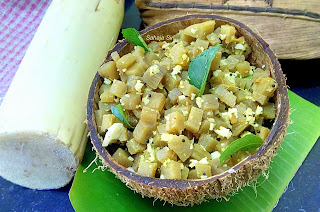 Plantain Stem Stir fry