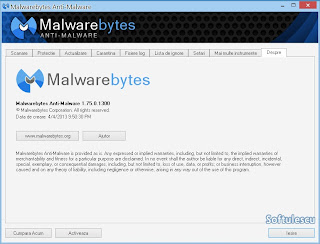 Malwarebytes Anti-Malware - Despre