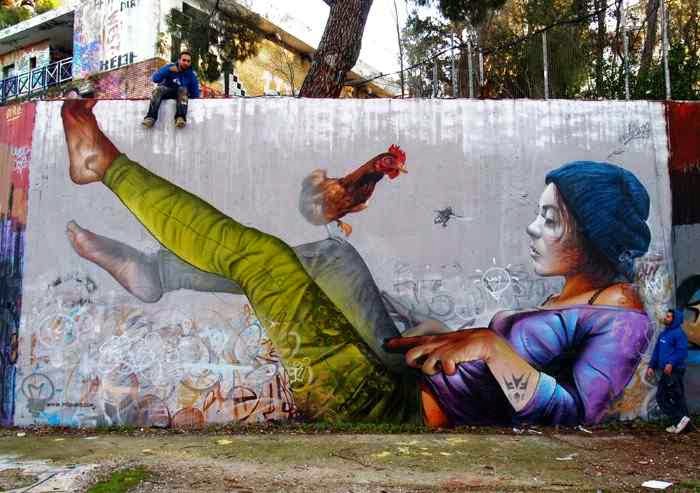 Испанский стрит-арт дуэт. Pichi & Avo (street art)