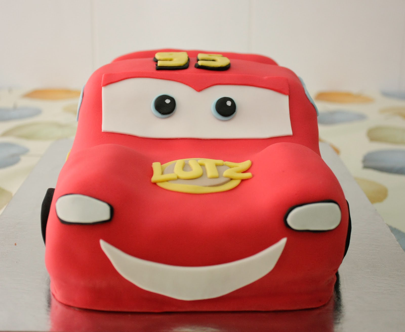 Ya est??s en mi cocina: Otra vez Rayo McQueen, esta vez, para el peque?�o Lutz.
