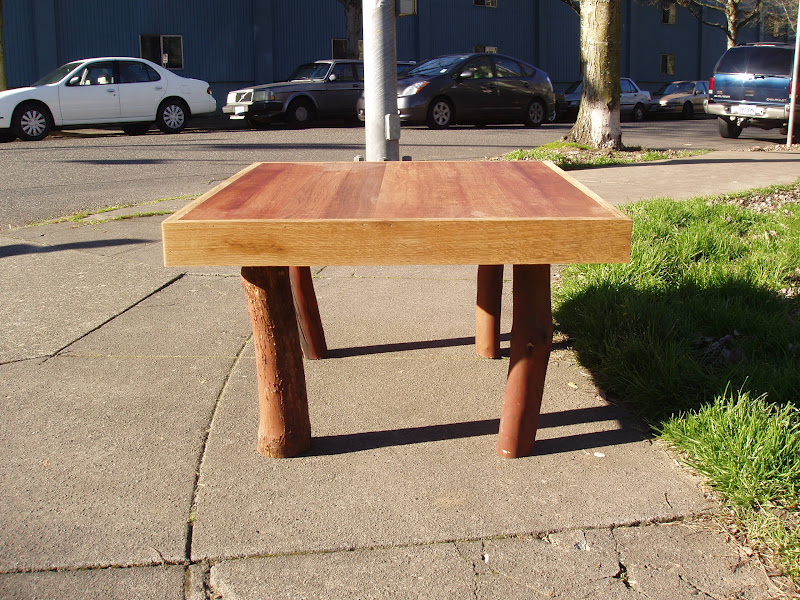 driftedge woodworking Upcycled Brazilian Cherry and Oregon White Oak