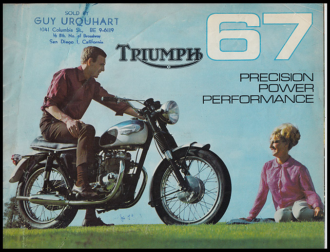 Ton Up Classics 1967 Triumph Motorcycle Brochure