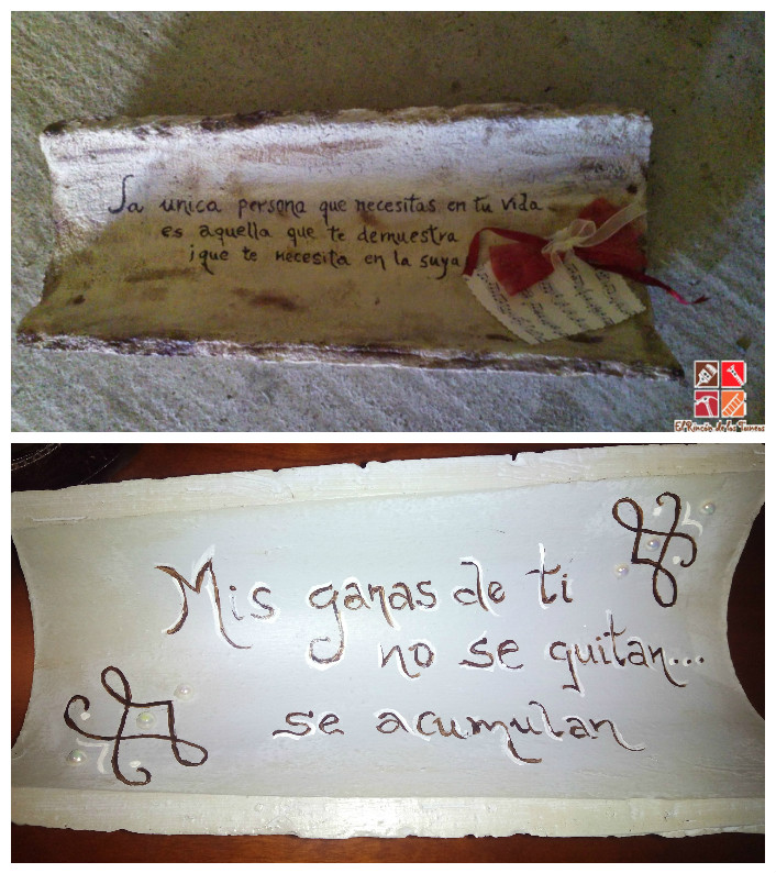 tejas pintadas a mano