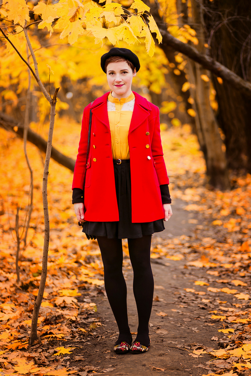 red and yellow outfit