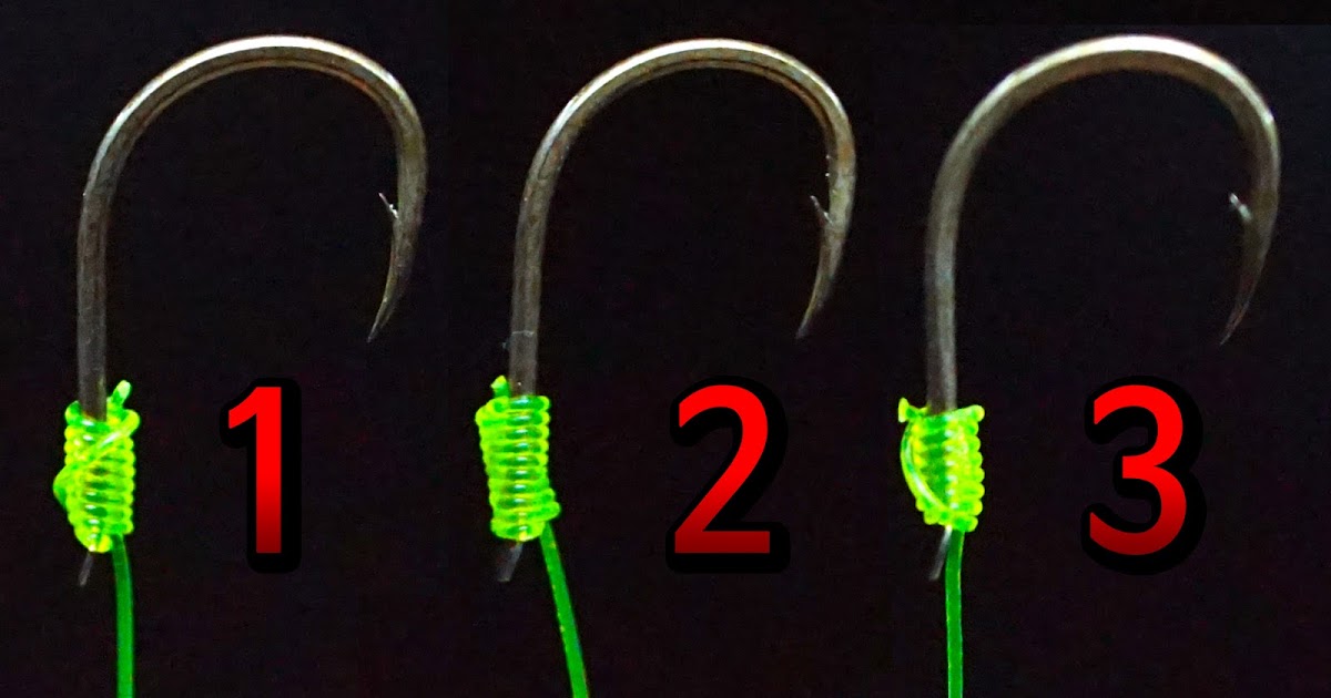 How To Tie A Hook(3 Ways To Tie Hooks)