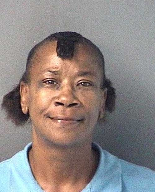 Crime Scene Usa Mugshot Mania A Lot Going On In That Haircut