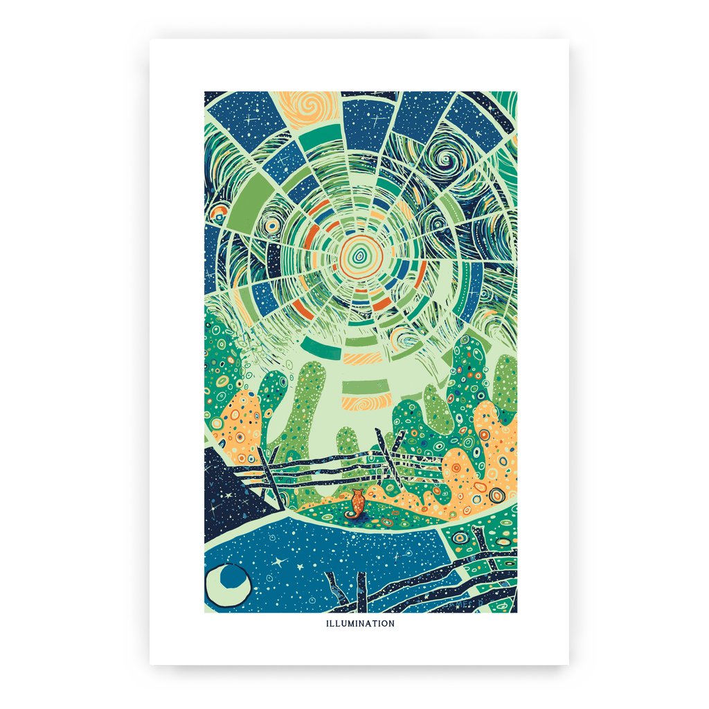 INSIDE THE ROCK POSTER FRAME BLOG James Eads Prisma Visions Tarot