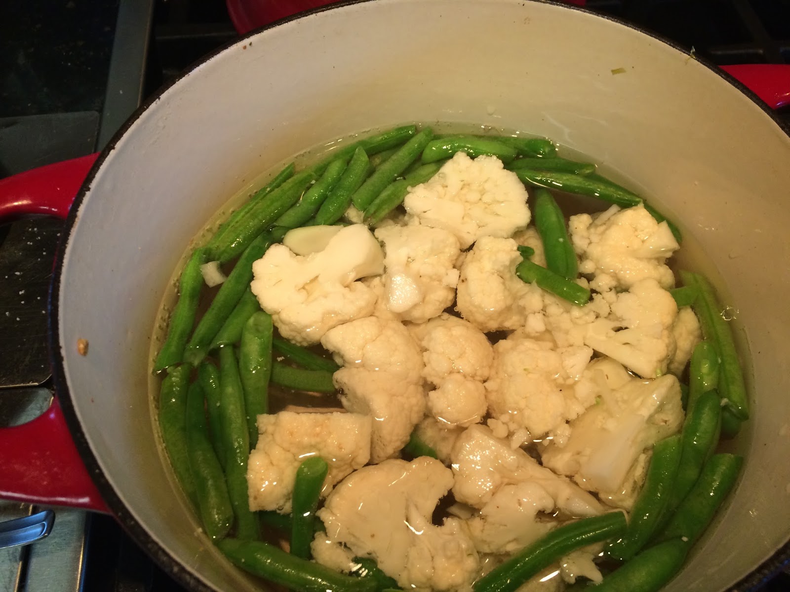 Cooking with Barry & Meta Side dish Salad Green Bean & Cauliflower Sa