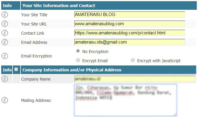√ Cara Membuat Terms Of Service (TOS) Untuk Blogspot