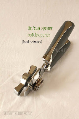 tin can and bottle opener