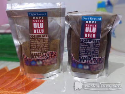 bubuk kopi robusta asal Ulu Belu, Lampung
