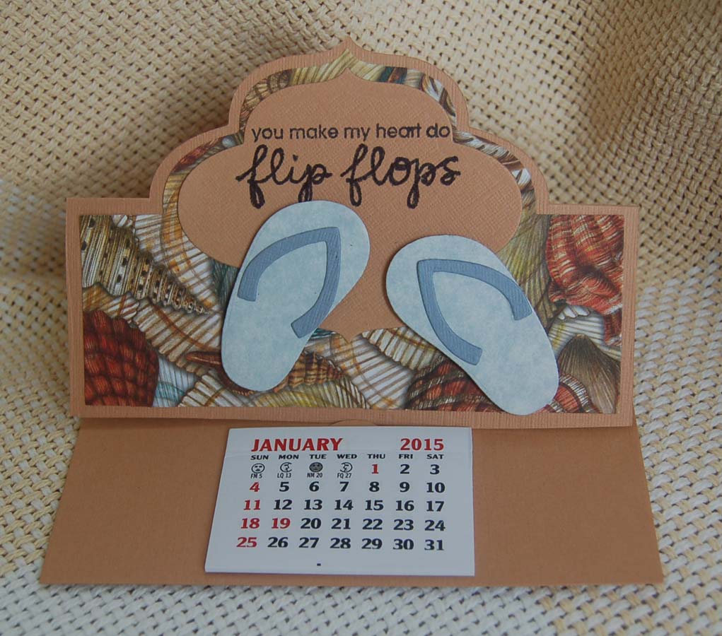 Lynn's Craft Blog: Flip Flop Card Lynn's Craft Blog: Flip Flop Card